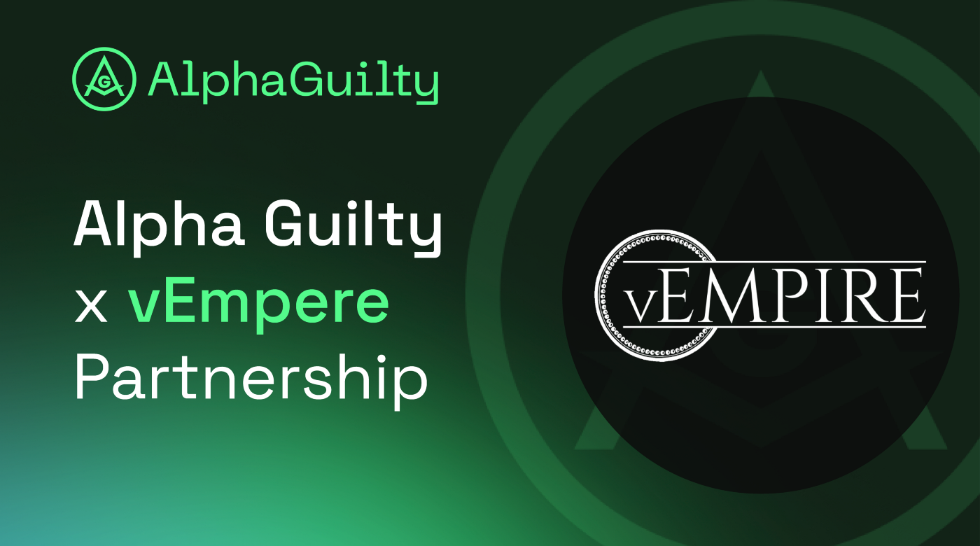 Alpha Guilty partners with vEmpire DDAO to increase the deal flow and investments