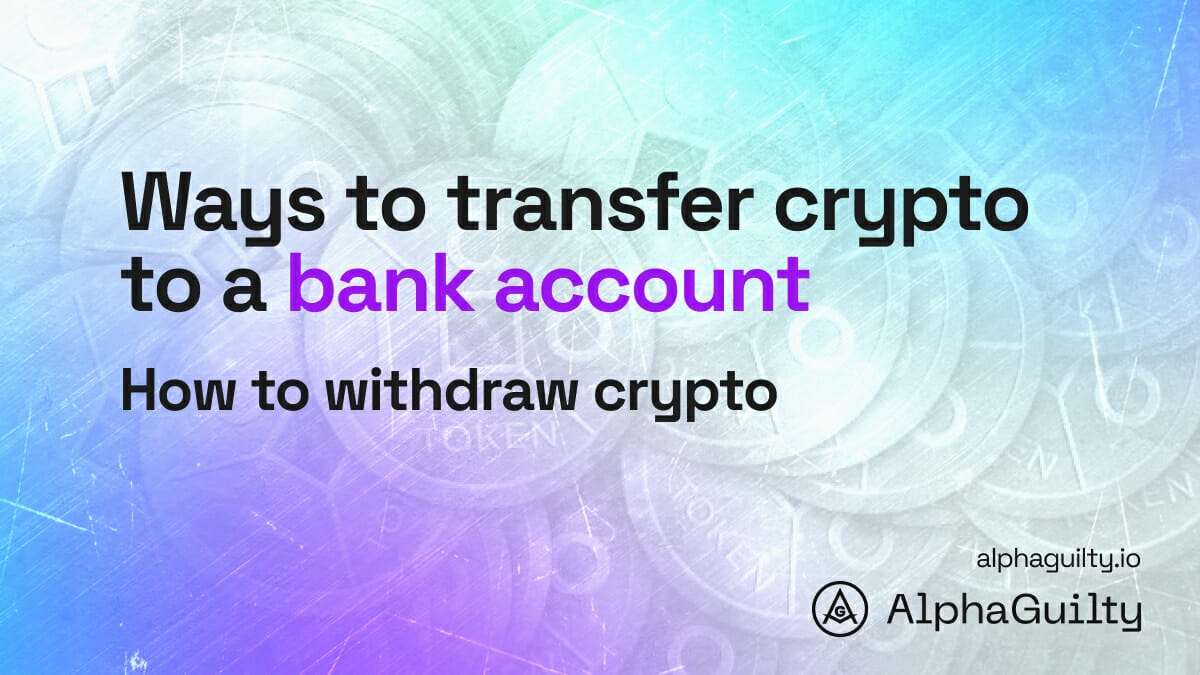 How to transfer crypto to a bank account